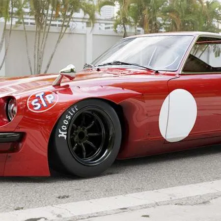 PandeM (TRA Kyoto) 240Z S30 V1 Widebody Kit w/ Carbon Front Bumper