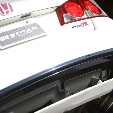 R1TITAN STTI Gold Ring Exhaust - Honda Civic FD2