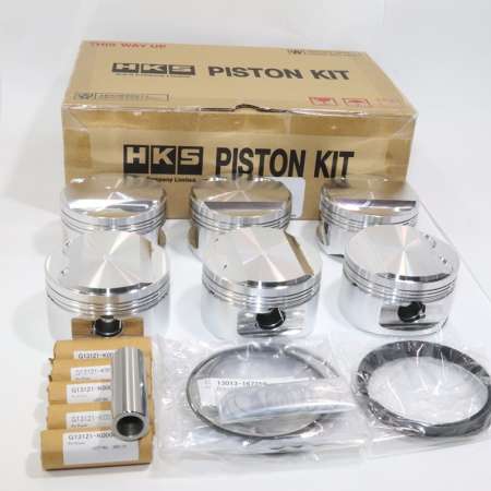HKS Forged Piston Kit Step 2 Nickel Chromed - RB26DETT 86mm