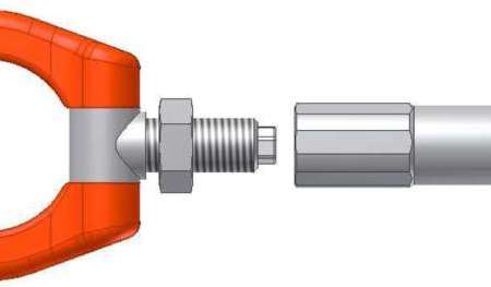 Cusco Tow Hook Swivel Joint Front Toyota Vitz/Yaris