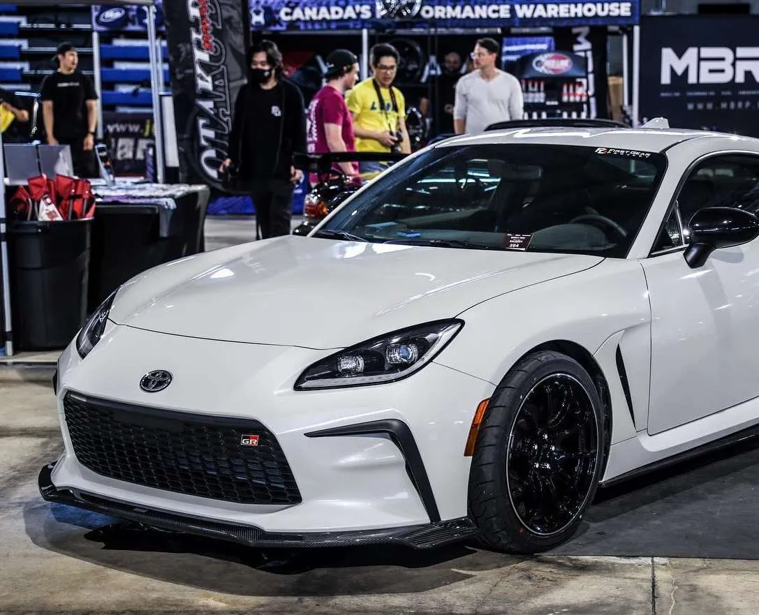 Voltex Racing Toyota GR86 Front Half Spoiler (Wet Carbon)