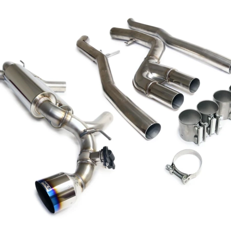 HKS 2019+ Toyota GR Supra w/o OPF Dual Hi-Power Titanium Tip Catback Exhaust