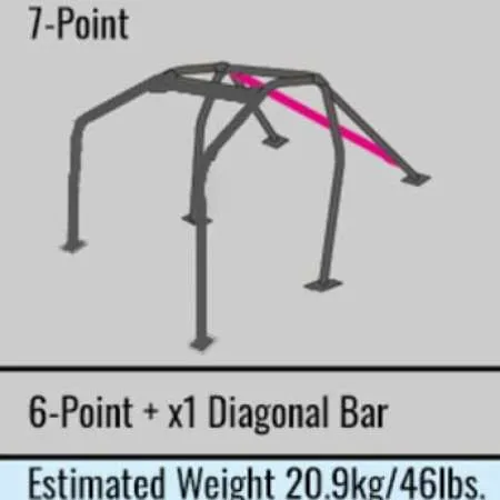 Cusco Roll Cage 7pt Dash Escape 2 door Non-Sunroof 4 Passenger R32 Skyline