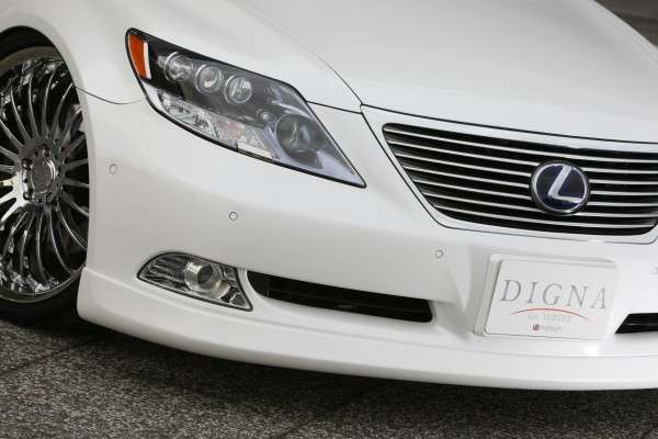 Vertex T&E DIGNA 2007-2009 Lexus LS460/600H Front Half Spoiler
