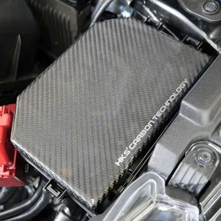 HKS 2023 Toyota GR Corolla Dry Carbon Fuse Box Cover