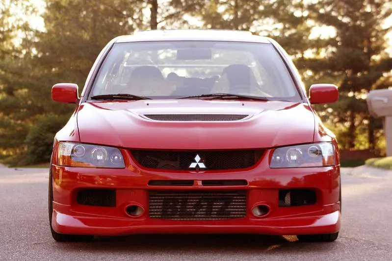 Voltex Racing EVO 9 Front Half Spoiler (Urethane)