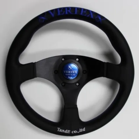 Vertex Flat Steering Wheel - Blue