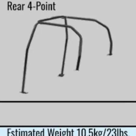 Cusco Chromoly Roll Cage 4 Point 4 Passenger 2015 Subaru WRX / STI