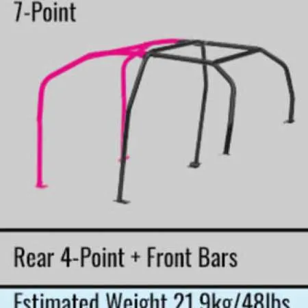 Cusco Chromoly Roll Cage 7-Point 4/5-Passenger Through Dash Mitsubishi Evo 10 CZ4A