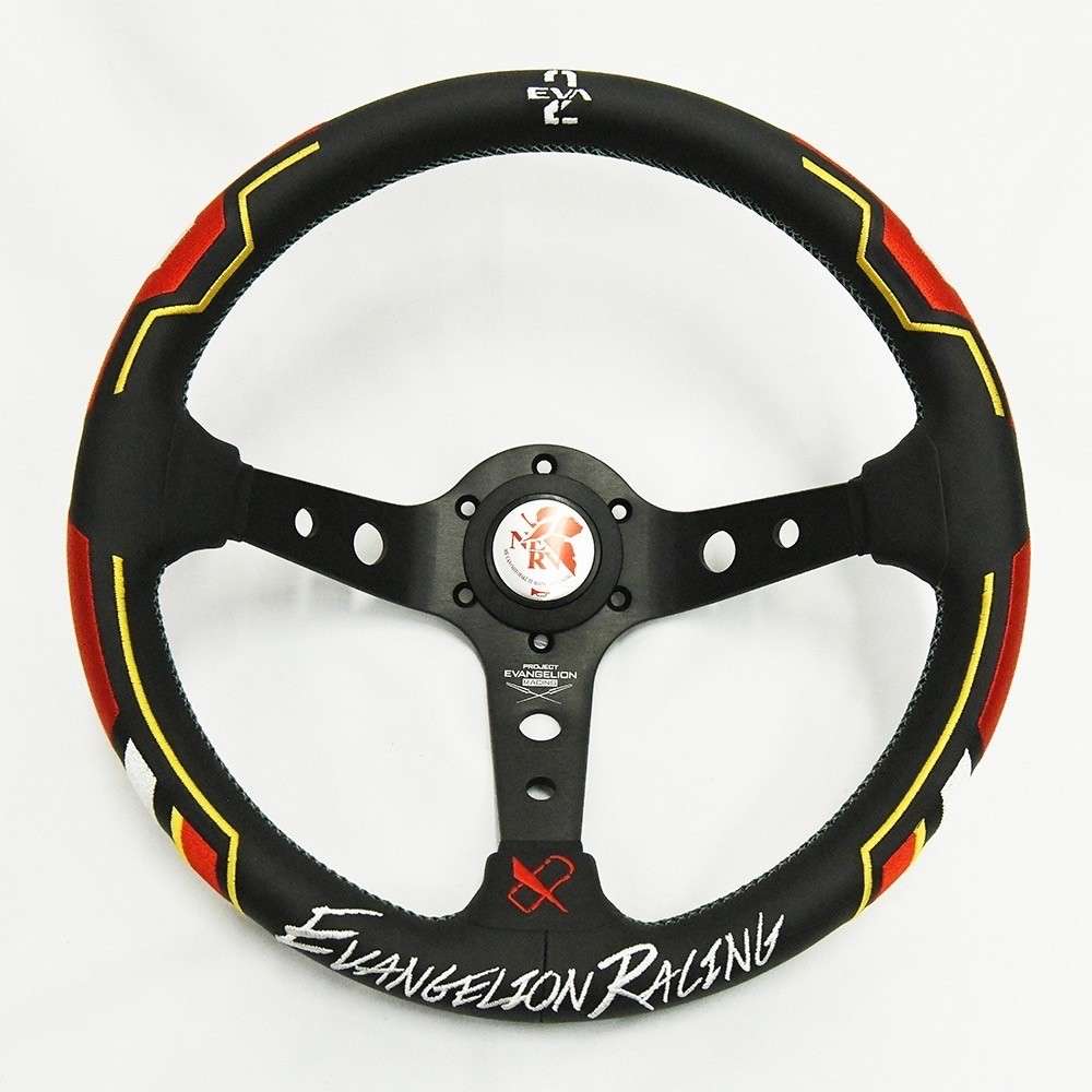 パーツ VERTEX EVA RT PRODUCTION MODEL 02 Vertex x Evangelion Racing Steering Wheel (Unit-02) - Vertex USA
