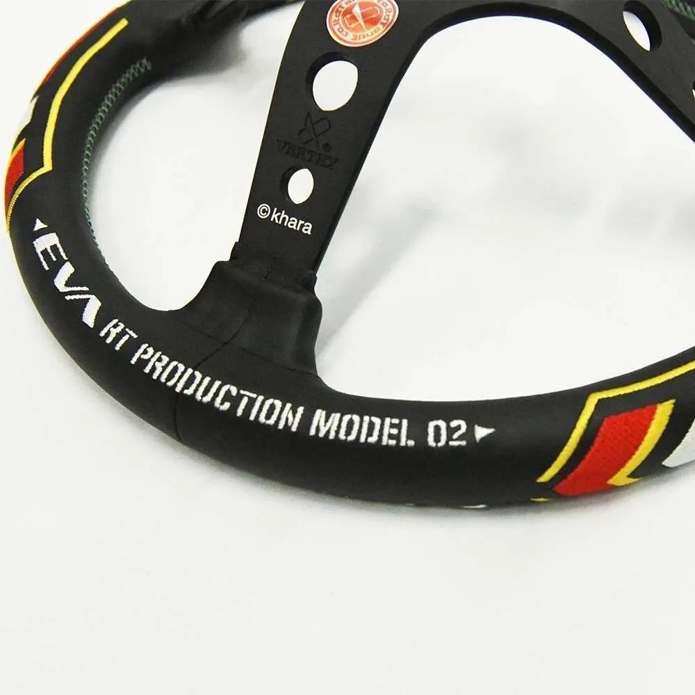 VERTEX x Evangelion Racing Collaboration Steering Wheel (Type 02
