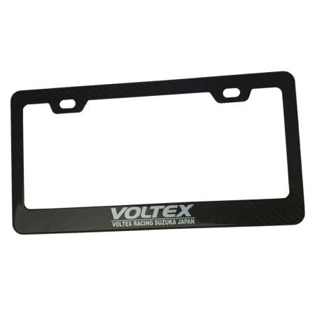 Voltex Racing Carbon Fiber License Plate Frame