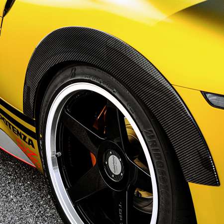 TOP SECRET RZ34 Dry Carbon Front Pillar