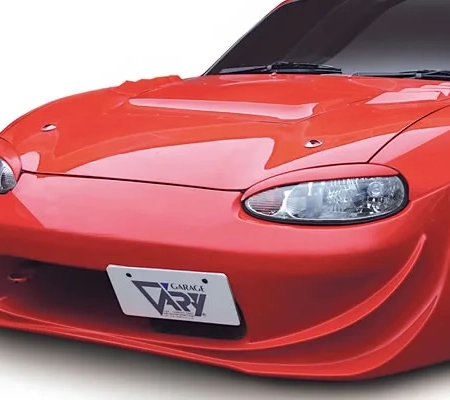 Garage Vary FRP Front Bumper TN-Zero with Under Panel - Mazda Miata NB (late)