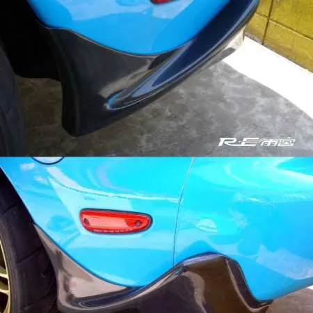 RE-Amemiya FD3S Rear Super Canard for OEM Body FRP