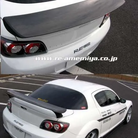 RE-Amemiya RX8 AD Eight RS Rear Wing FRP