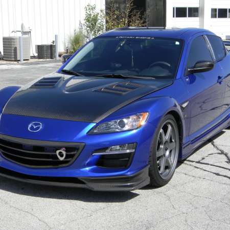 RE-Amemiya RX8 late Front Grille Carbon