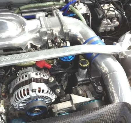 RE-Amemiya FD3S Aluminum Power Steering Tank Relocated  Type