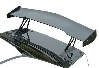 STOUT 3D GT Wing Kit - Mitsubishi EVO 4-6 Plain Weave Carbon with FRP Mount