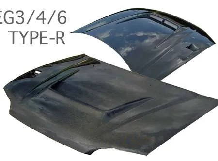 STOUT Type R Aero Hood - Honda Civic EG 3-6 FRP
