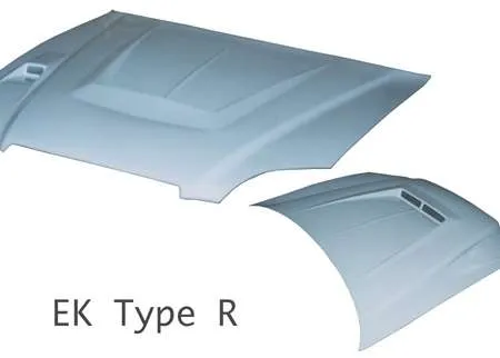 STOUT Type R Aero Hood - Honda Civic EK FRP