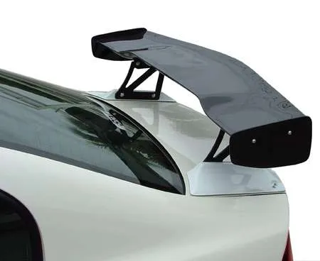STOUT 3D GT Wing Kit - Honda Civic FD2 Plain Weave Carbon with FRP Mount