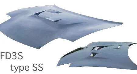 STOUT Type SS Aero Hood - Mazda RX7 FD3S FRP