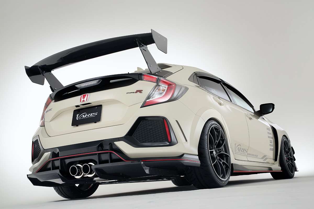 Wing Riser Fk8 Varis Civic Type R FK8 exclusive GT Wing + Mount Bracket - 1530mm ...