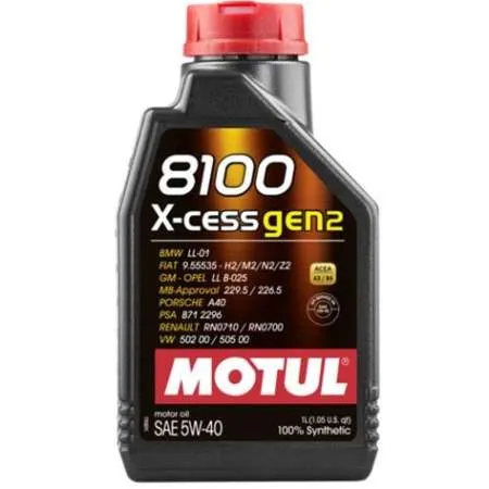 Motul 8100 X-CESS Gen2 5W-40 1L