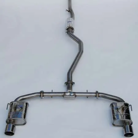 Invidia 2022+ Honda Civic Si (1.5T) 70mm Q300 Cat Back Exhaust - Rolled SS Tips