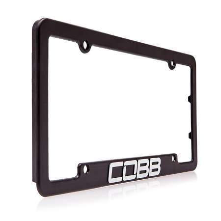 COBB New COBB Black License Plate Frame