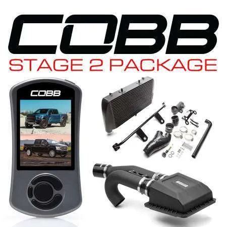 COBB Ford Stage 2 Power Package Black with TCM F-150 Ecoboost Raptor / Limited