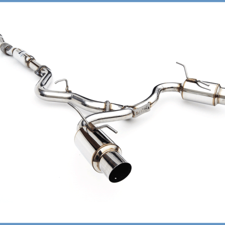Invidia 08-11 STi Hatch / 11 WRX Hatch Dual N1 Single Layer SS Tipped Cat-back Exhaust