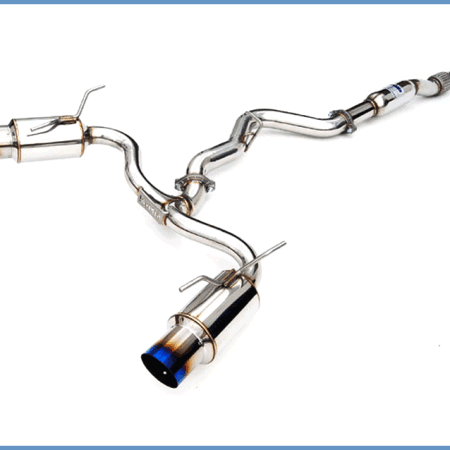 Invidia 08-11 STi Hatch / 11 WRX Hatch Dual N1 Single Layer Titanium Tipped Cat-back Exhaust