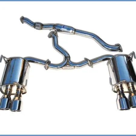 Invidia 15+ Subaru WRX/STI 4Dr Q300 Twin Outlet Rolled Stainless Steel Quad Tip Cat-Back Exhaust