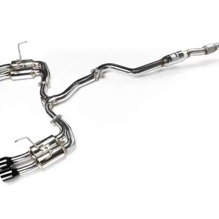 Invidia 22+ HONDA CIVIC TYPE-R FL5 R400 SINGLE LAYER BLACK TIP CAT-BACK (NON POLISH PIPE)