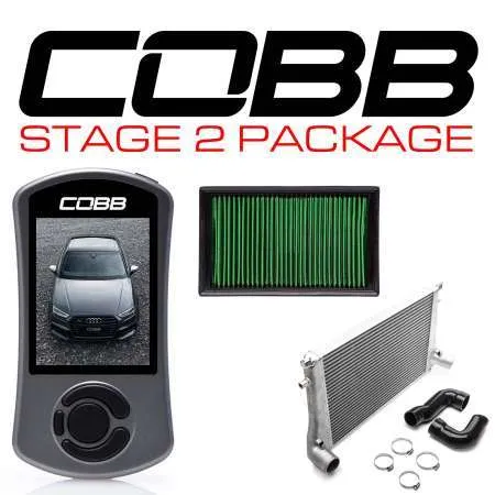 COBB Audi Stage 2 Power Package with S Tronic Flashing S3 (8V)