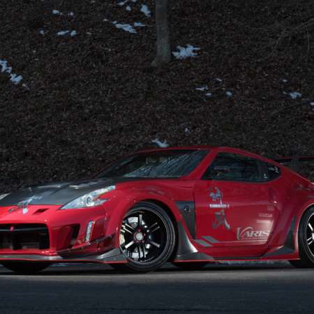 Varis Fairlady Z34 (370Z) Kamikaze Wide Front Fender Set FRP