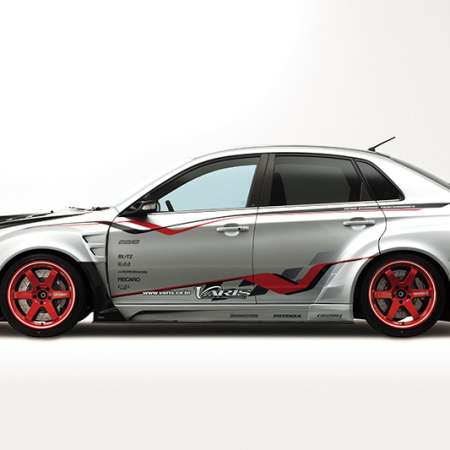 Varis WRX STI GVB / GRB Widebody Side Skirts (w/ Side Air Panel & Under Board) FRP