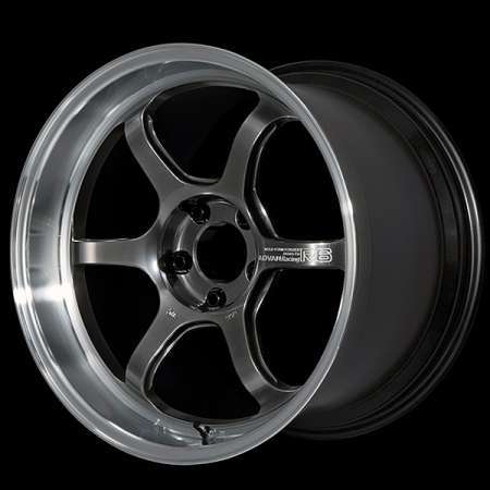 Advan Racing R6 18x10 +24 5x114.3 Machining & Racing Hyper Black Wheel