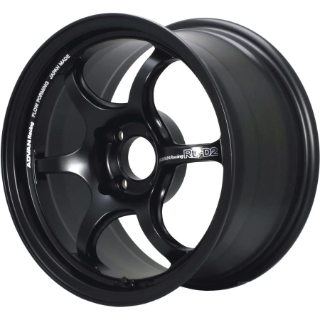 Advan Racing RG-D2 15x5 +45 4x100 Semi Gloss Black Wheel