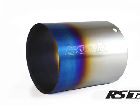 GReddy Burnt Titanium Tip (105mm Dia/150mm Length) for Revolution RS/RS-TI/RS-Race