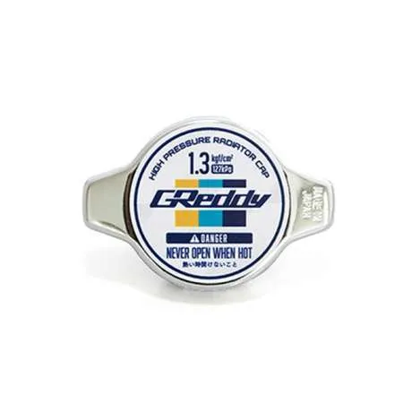 GReddy Type-S 1.3 Radiator Cap Most Nissan / Subaru / Mazda / Mitsubishi / Some Toyota - Brushed