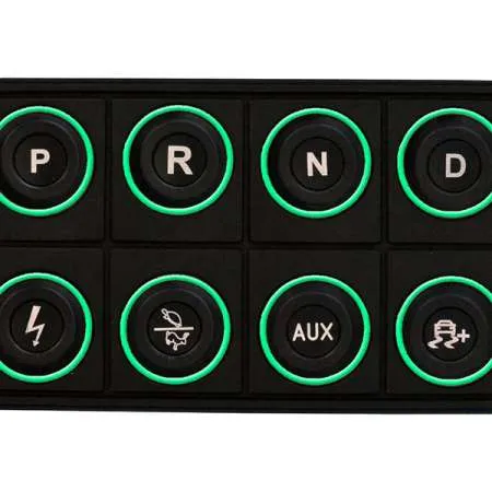 AEM EV 8 Button Keypad CAN Based Programmable Backlighting