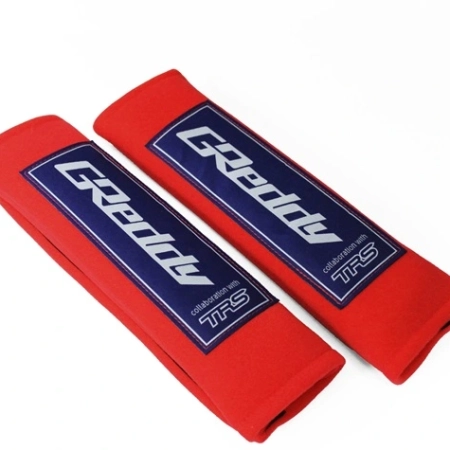 GReddy X TRS Shoulder Pads 75mm - Red
