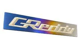 GReddy Titanium Intake Manifold Badge (105mm X 20mm)