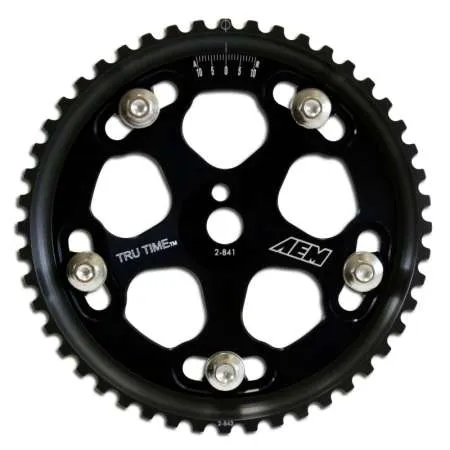 AEM Evo 8 & IX Black Tru-Time Cam Gear