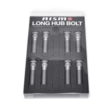 Nismo Long Wheel Hub Bolt Set - 13.0mm Knurl / 50 Length x 8