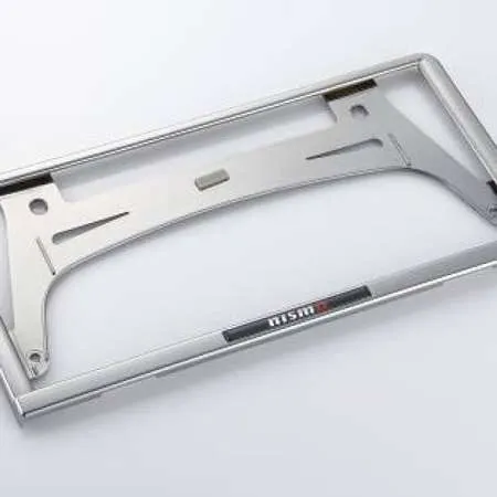 Nismo Black Chrome Number Plate Frame