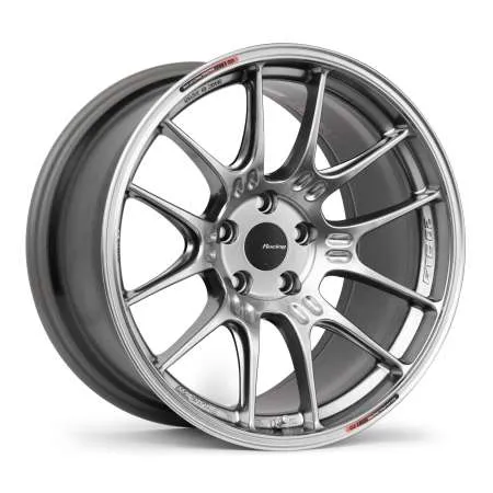 Enkei GTC02 17x7.5 4x100 35mm Offset 75mm Bore Hyper Silver Wheel